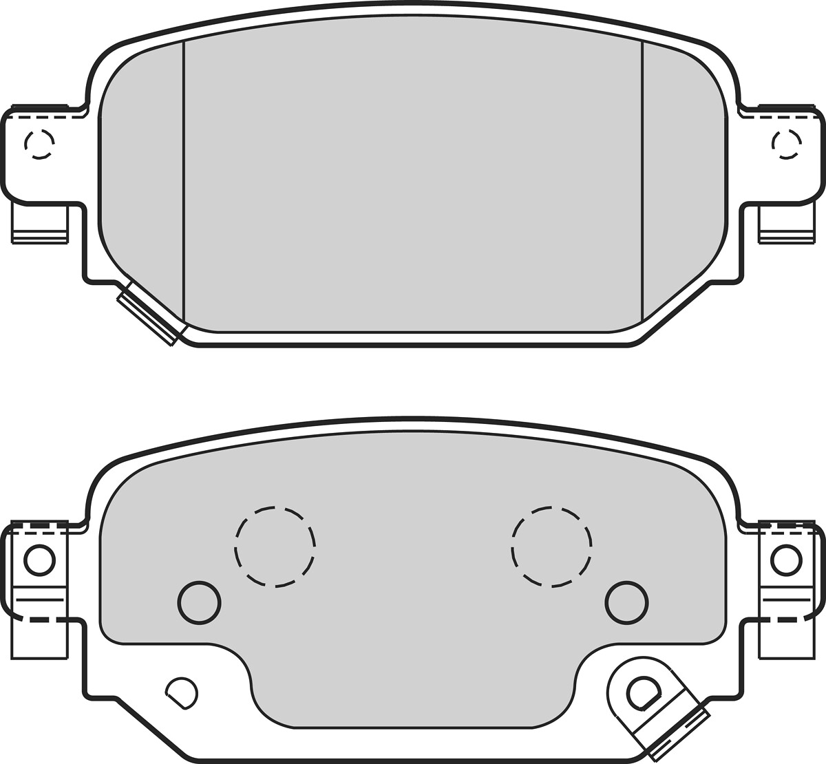 Jogo de 4 pastilhas de travão VALEO ref. 302747